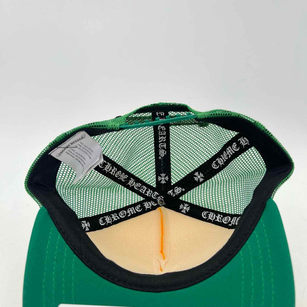 Chrome Hearts Trucker Hat "SMILEY" Used Yellow Size OS