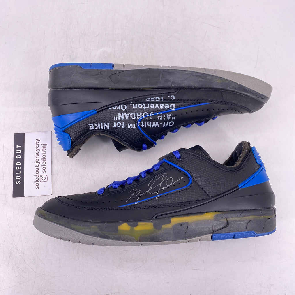 Air Jordan 2 Retro Low "Ow Black Blue" 2021 Used Size 8