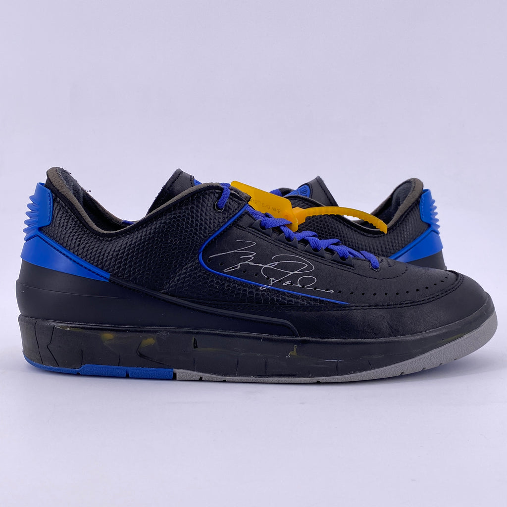 Air Jordan 2 Retro Low "Ow Black Blue" 2021 Used Size 11
