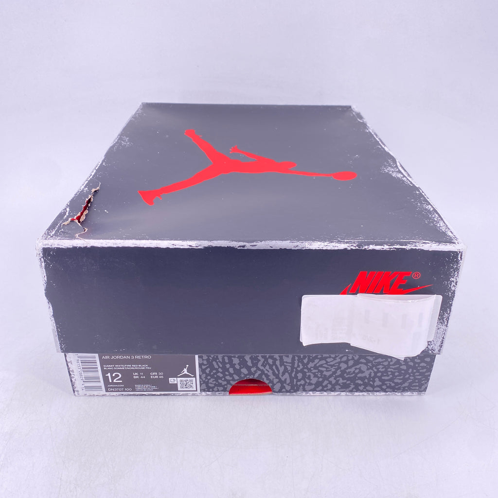 Air Jordan 3 Retro "White Cement Reimagined" 2023 New Size 12