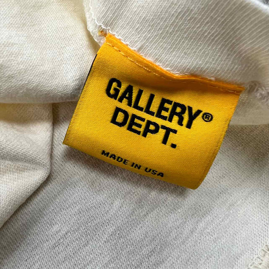 Gallery DEPT. T-Shirt "POCKET LOGO" Cream New Size S