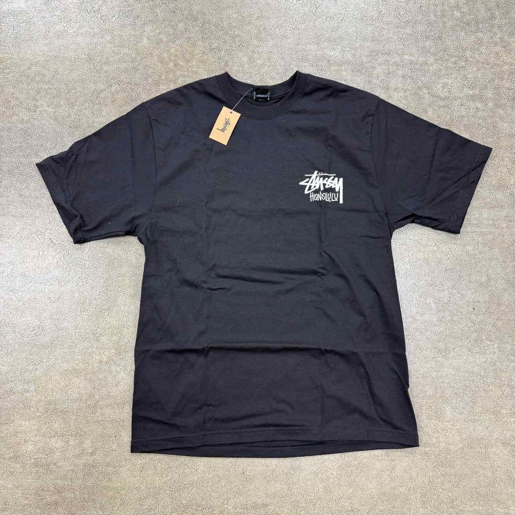 Stussy T-Shirt "HONOLULU" Black New Size M