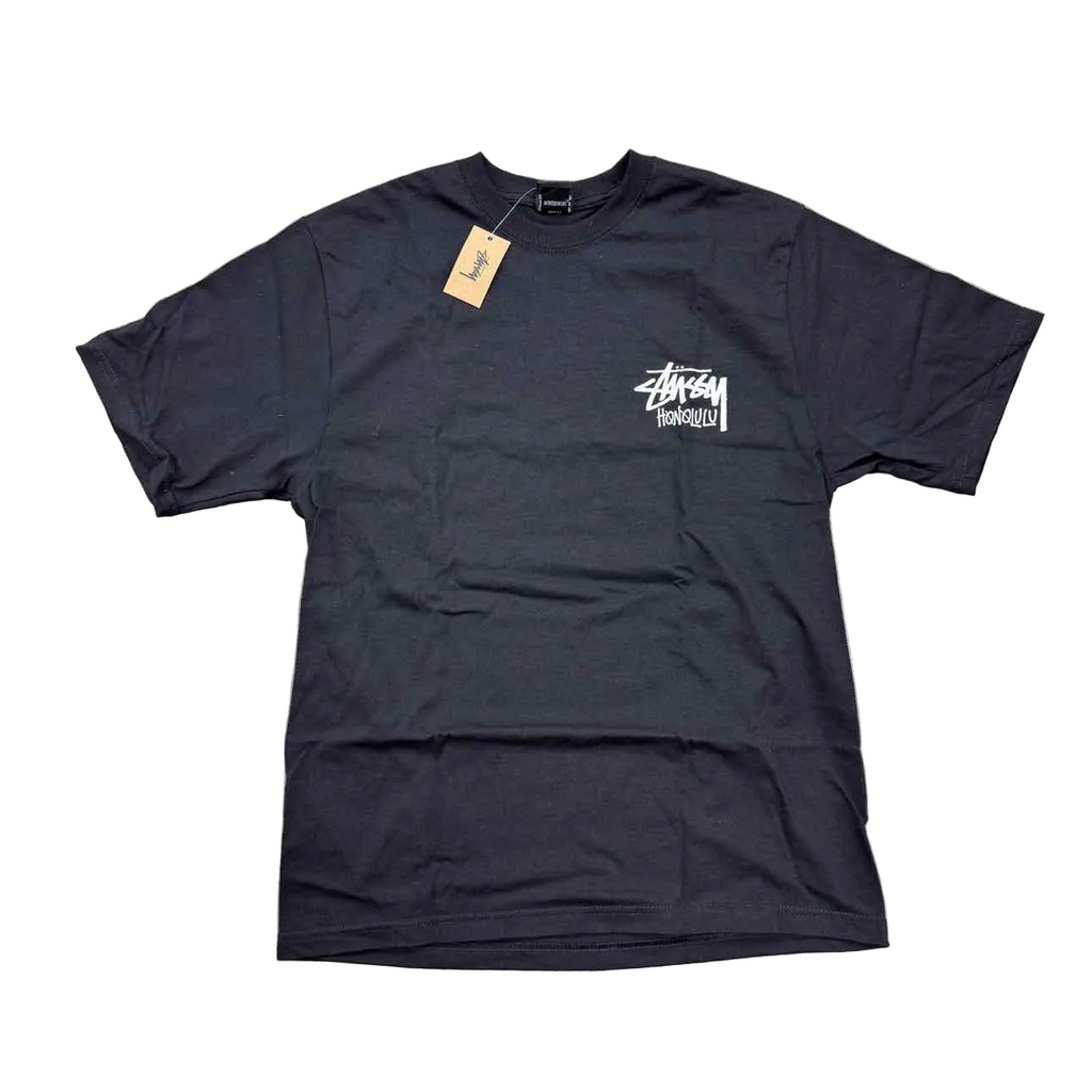 Stussy T-Shirt "HONOLULU" Black New Size M