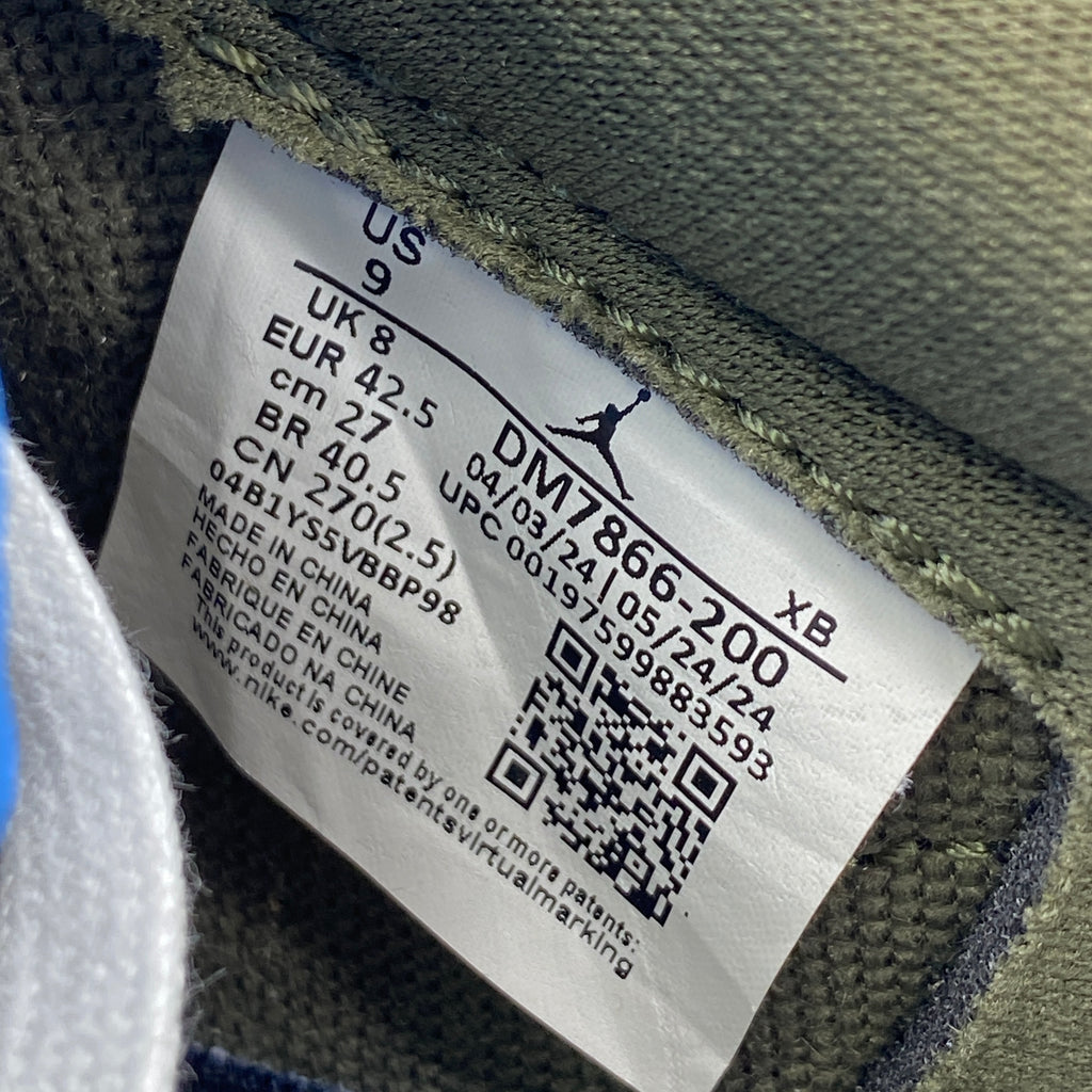 Air Jordan 1 Retro Low "Travis Scott Medium Olive" 2024 New Size 9