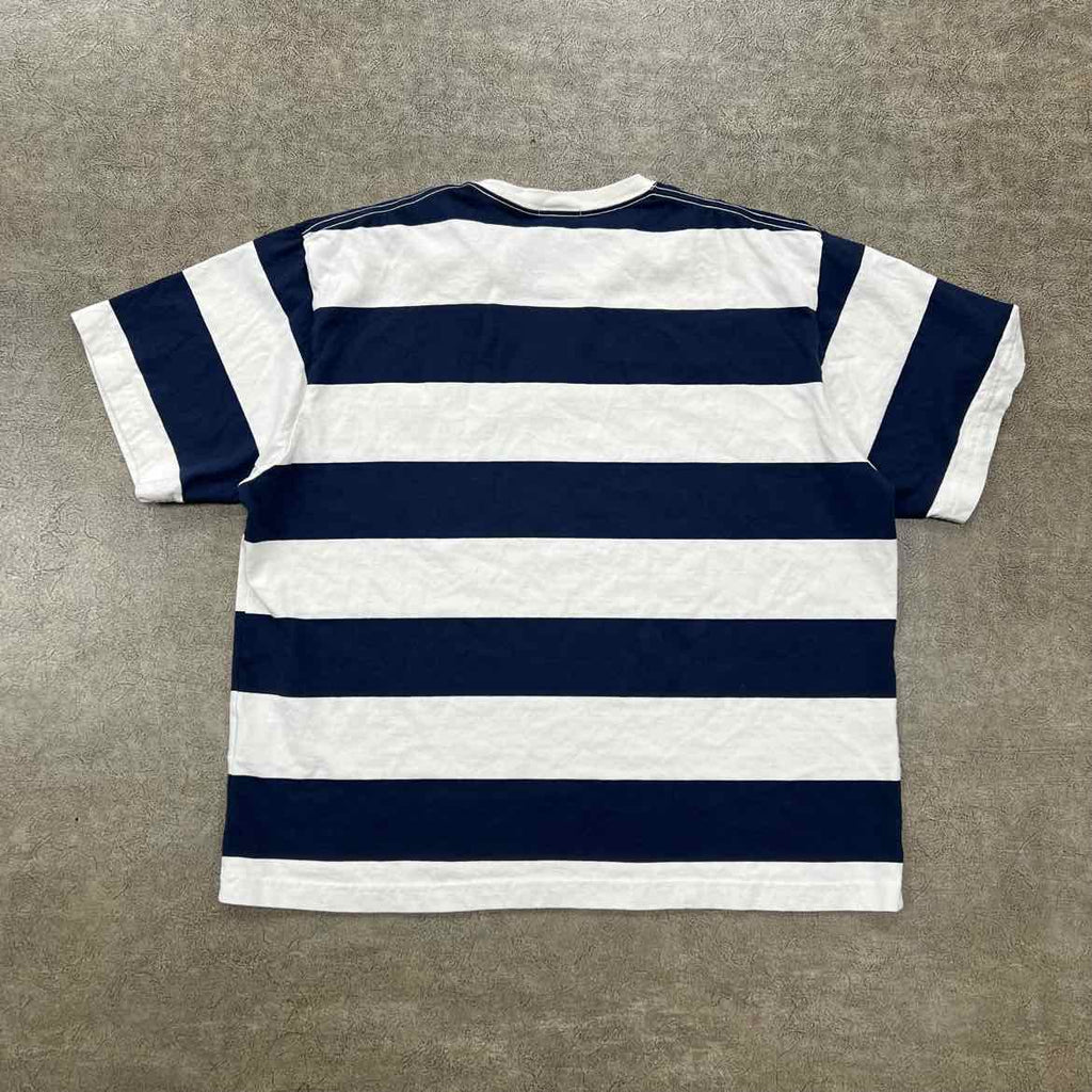 Kith T-Shirt "STRIPE ALEX" Navy Used Size XL