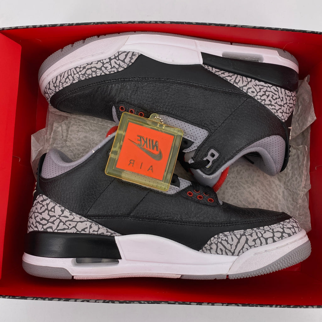 Air Jordan 3 Retro "Black Cement" 2018 Used Size 8.5