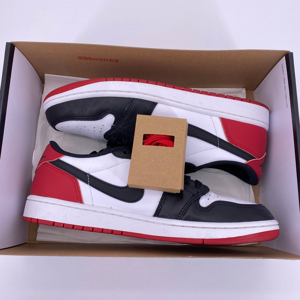 Air Jordan 1 Retro Low "Black Toe" 2023 Used Size 9
