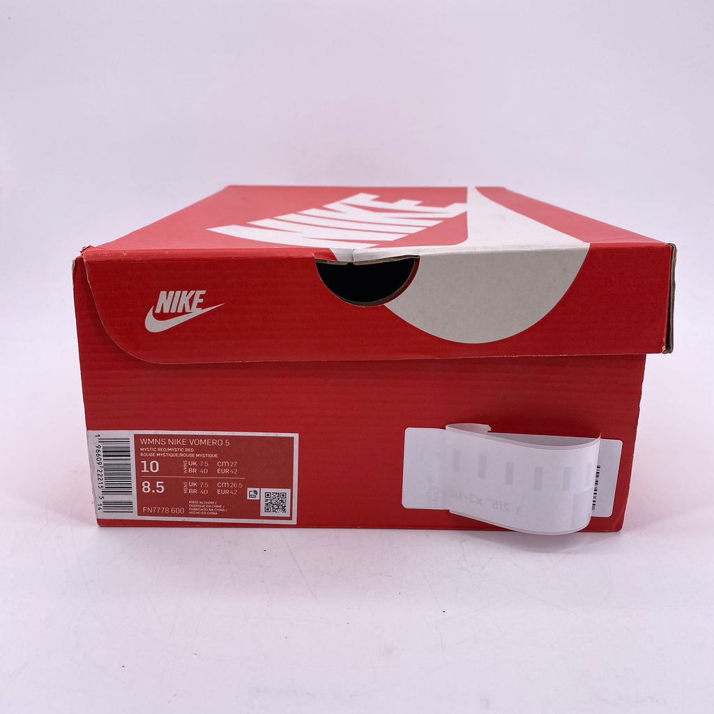 Nike (W) Zoom Vomero 5 "Mystic Red" 2023 Used Size 10W