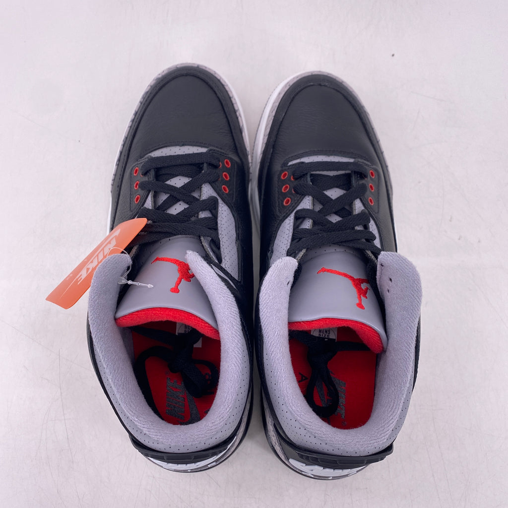 Air Jordan 3 Retro "Black Cement" 2024 New Size 9.5