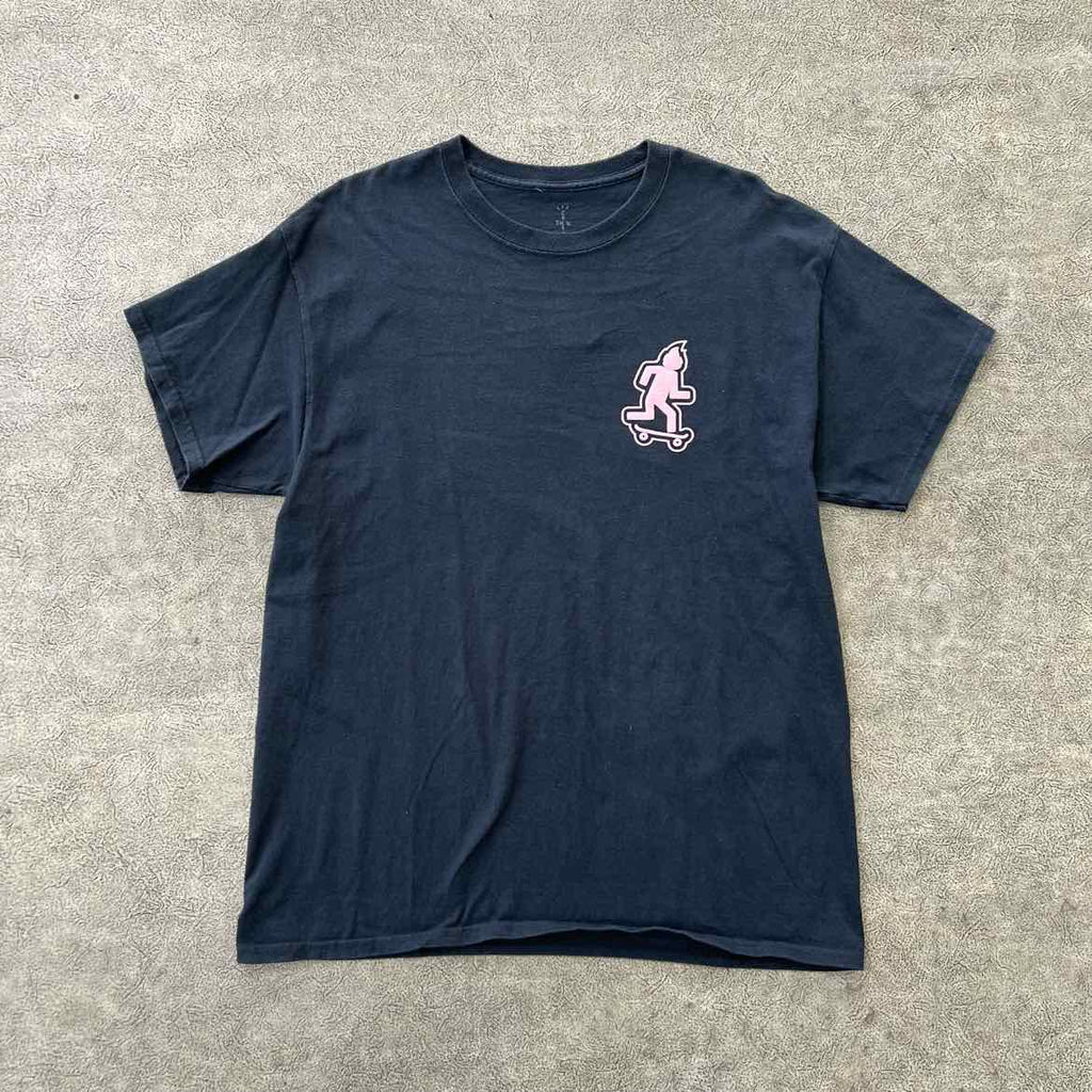 Travis Scott T-Shirt "NO LOITERING" Black Used Size M