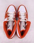 Air Jordan 1 Mid "Metallic Orange" 2021 New Size 11