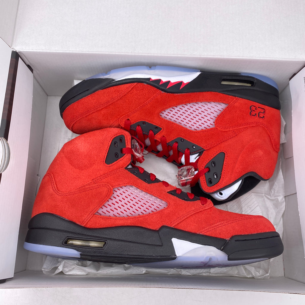 Air Jordan 5 Retro "Raging Bull Red Suede" 2021 New Size 11.5