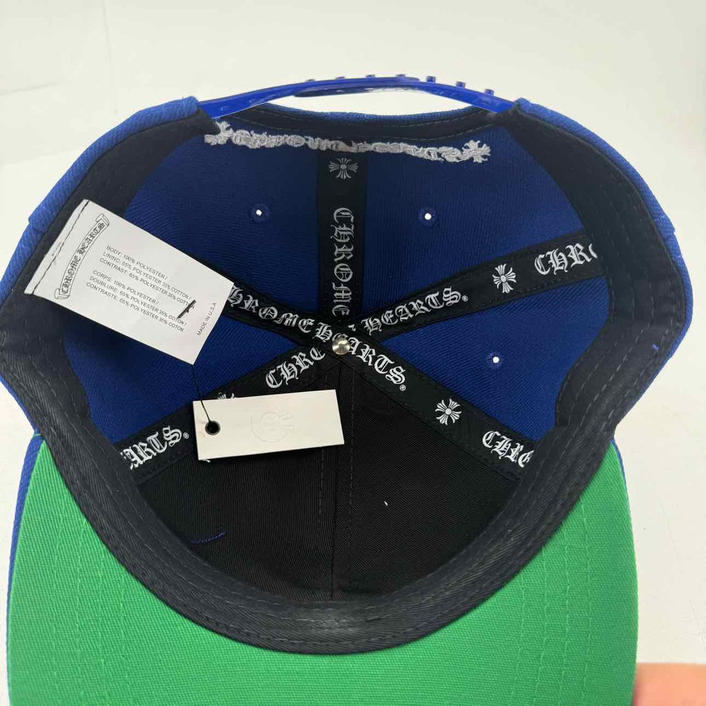 Chrome Hearts Snapback "BASEBALL" New Blue Size OS