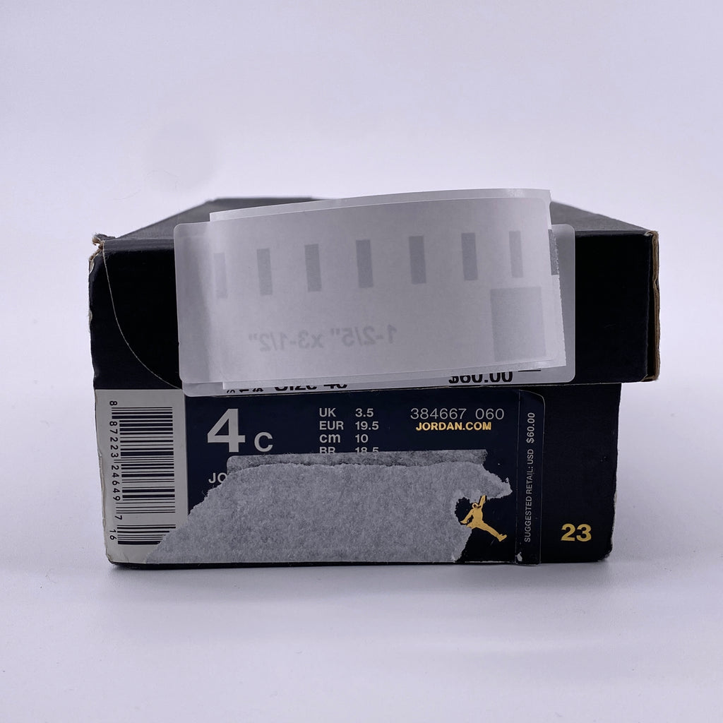 Air Jordan (TD) 6 Retro "Infrared" 2019 New Size 4c