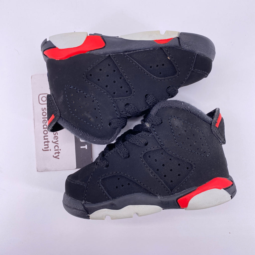 Air Jordan (TD) 6 Retro "Infrared" 2019 New Size 4c