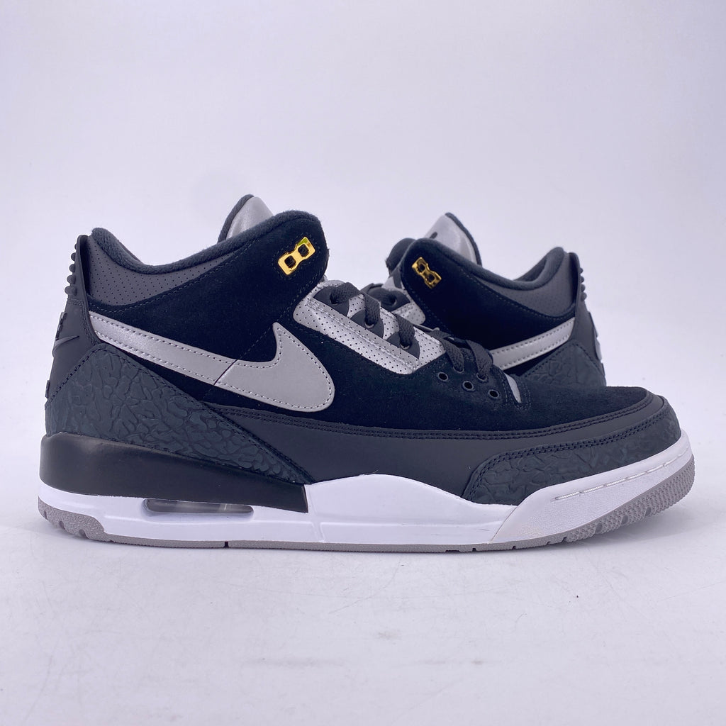 Air Jordan 3 Retro "Tinker Black Cement Gold" 2019 New Size 13