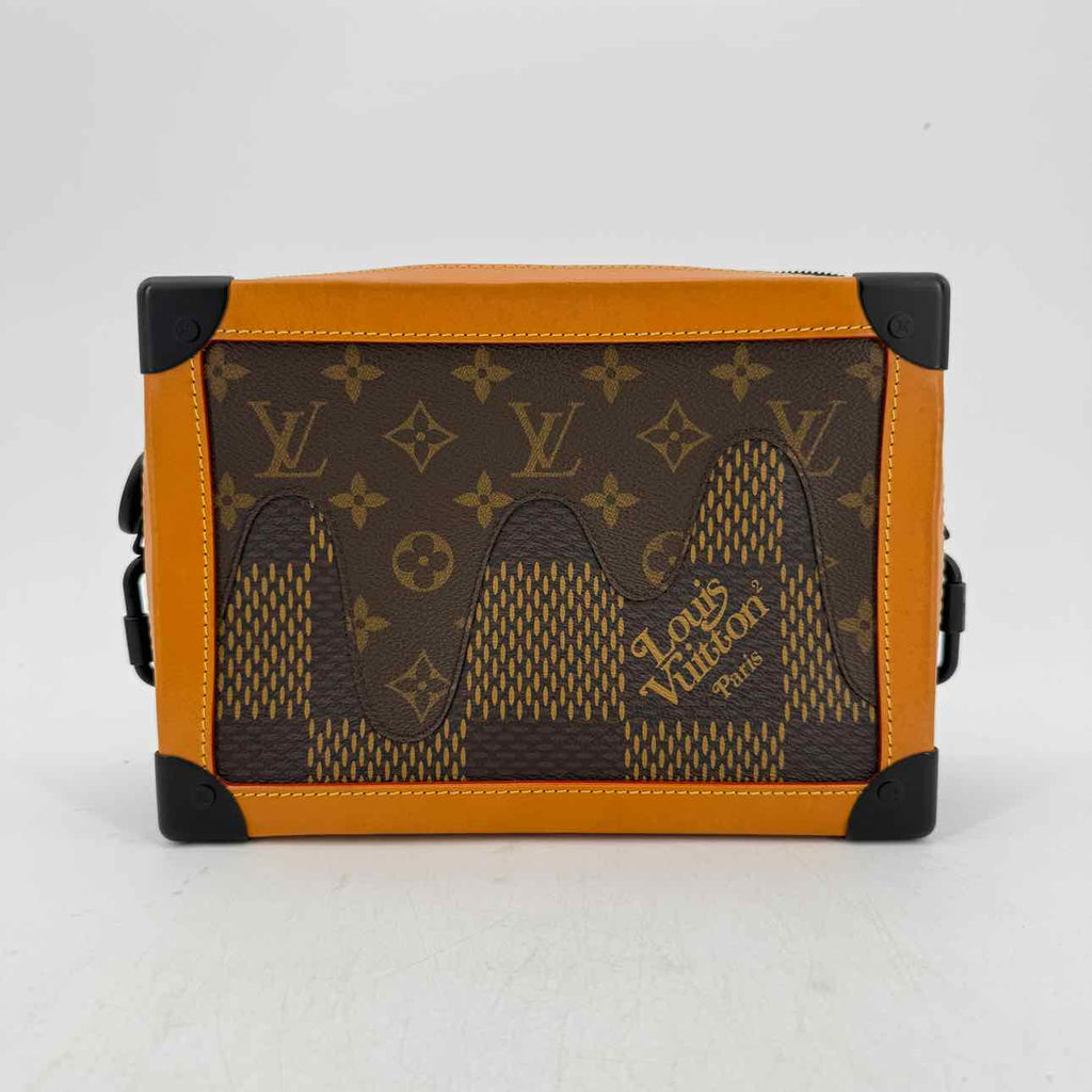 Louis Vuitton Bag "SOFT TRUNK NIGO" Used Brown