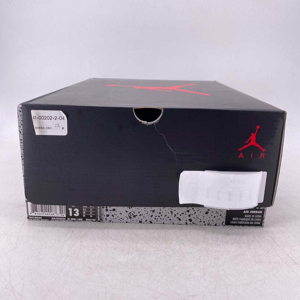 Air Jordan 6 Retro "Black Infrared" 2019 New Size 13
