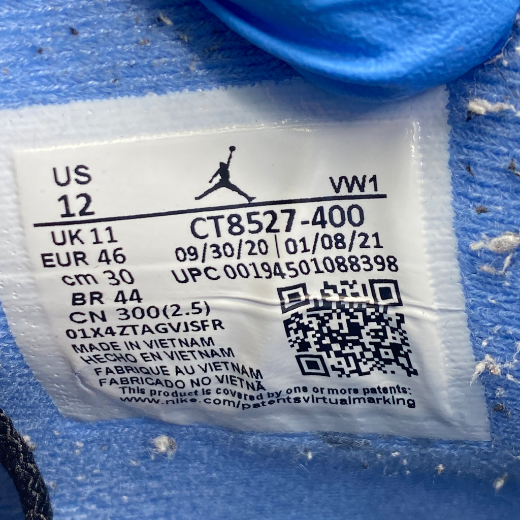 Air Jordan 4 Retro "University Blue" 2021 Used Size 12
