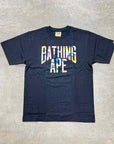 Bape T-Shirt "BATHING APE" Multi-Color New Size S