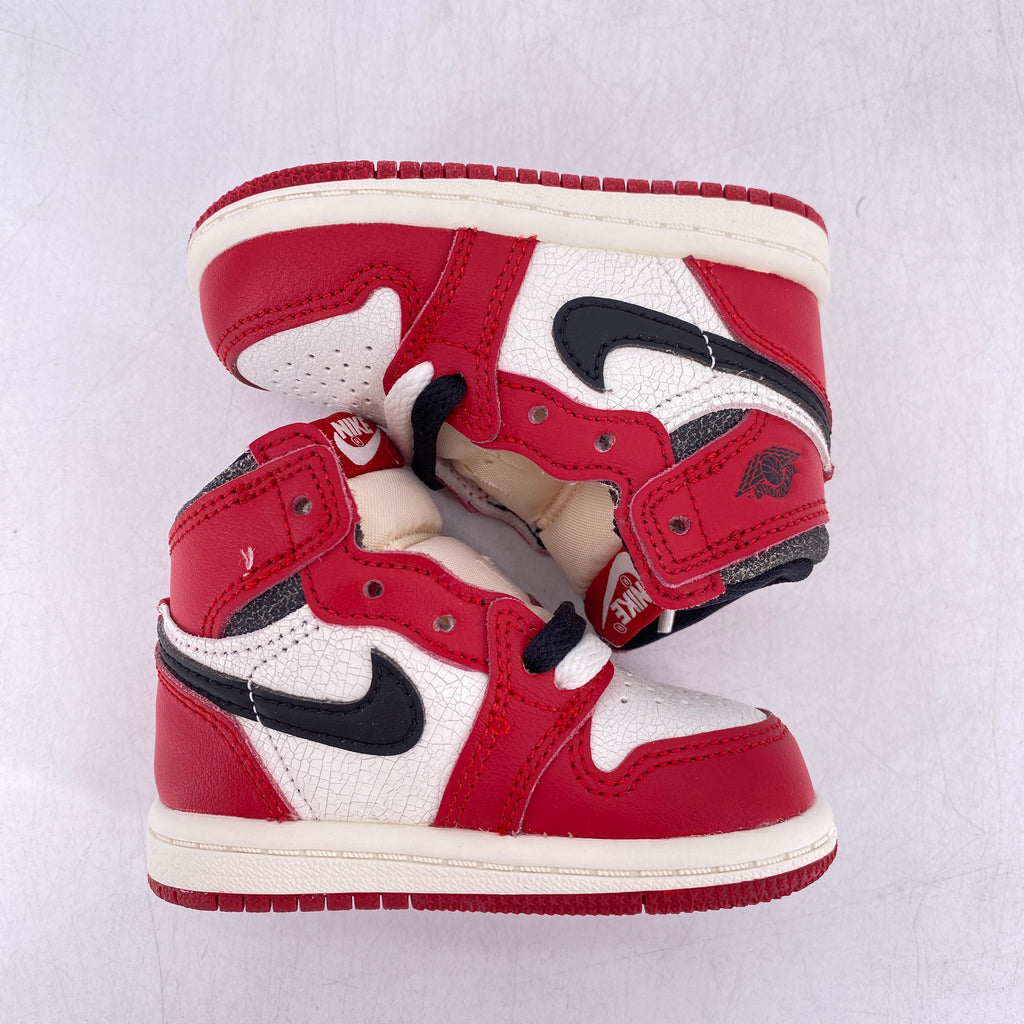 Air Jordan (TD) 1 Retro High OG "Lost And Found" 2022 New Size 4c