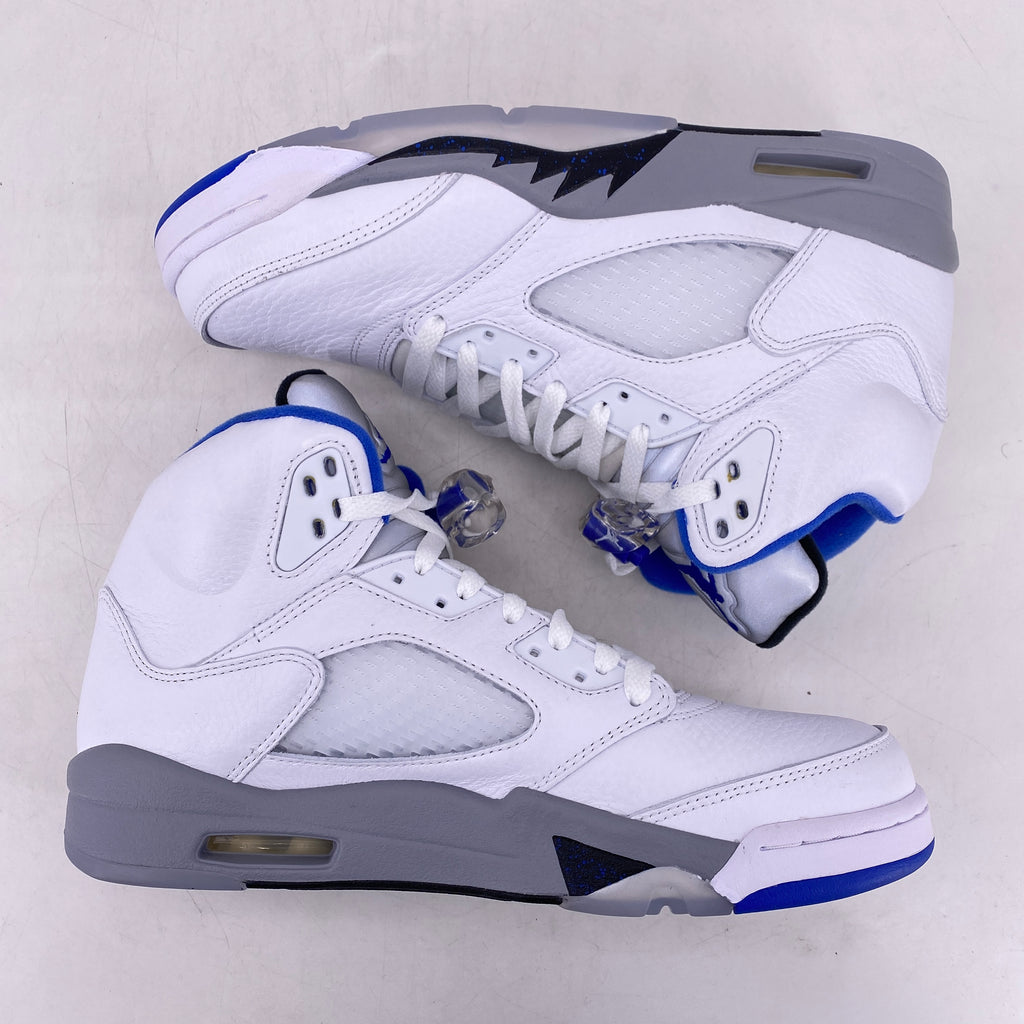 Air Jordan 5 Retro "White Stealth" 2021 New Size 9.5