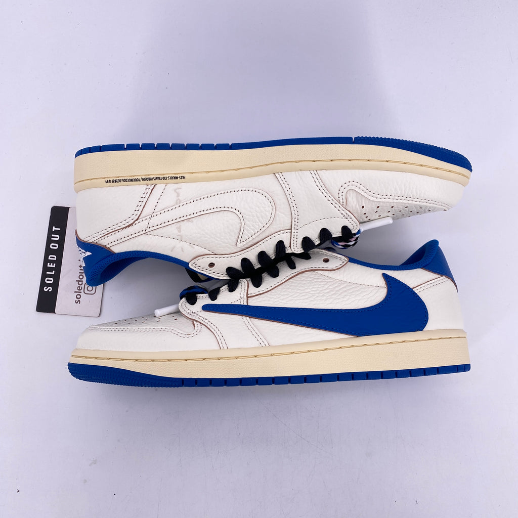 Air Jordan 1 Retro Low "Travis Fragment Military Blue" 2025 New Size 9