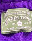 Denim Tears Shorts "COTTON WREATH" Purple New Size S