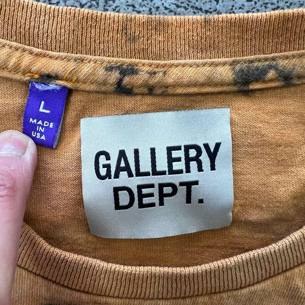 Gallery DEPT. T-Shirt "MIAMI BEACH" Yellow Used Size L