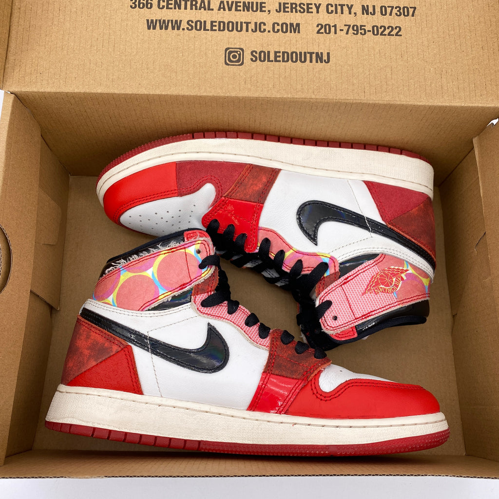 Air Jordan (GS) 1 Retro High OG "Spider-Verse" 2023 Used Size 6Y