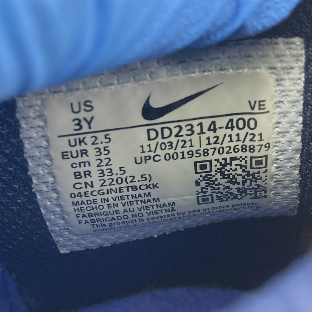 Nike (PS) Dunk High "Midnight Navy" 2022 Used Size 3Y