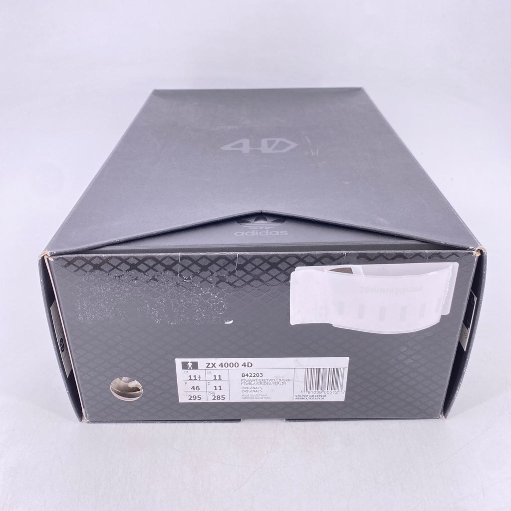 Adidas ZX 4000 4D "Grey One" 2019 New Size 11.5