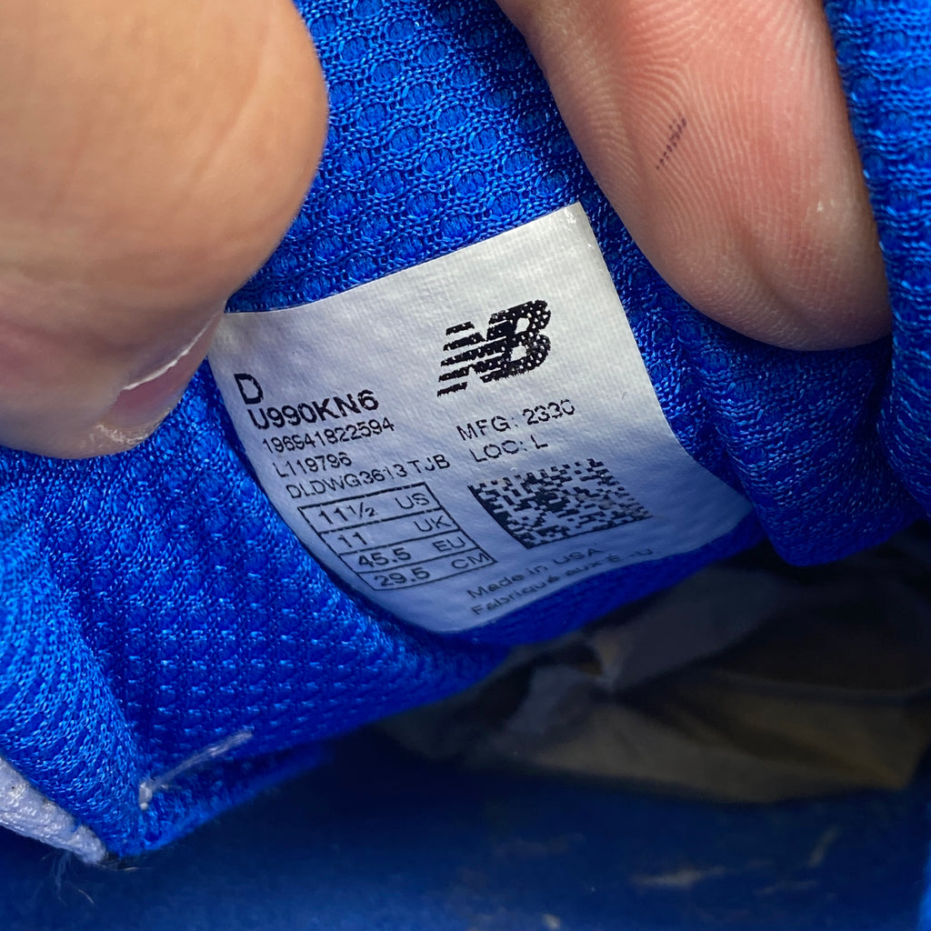 New Balance 990 v6 "Rf Msg Sandrift" 2023 Used Size 11.5