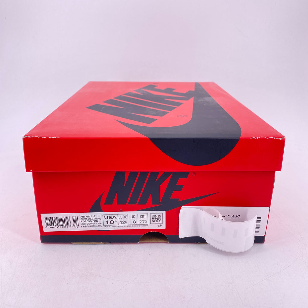 Air Jordan (W) 1 Retro High OG "Washed Pink" 2023 New Size 10.5W