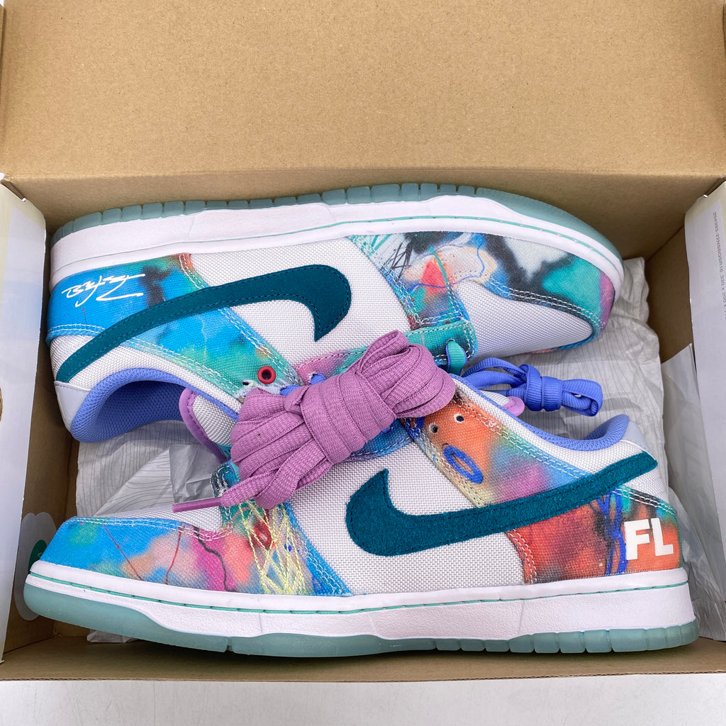 Nike SB Dunk Low "Futura Lab Bleached Aqua" 2024 New Size 9
