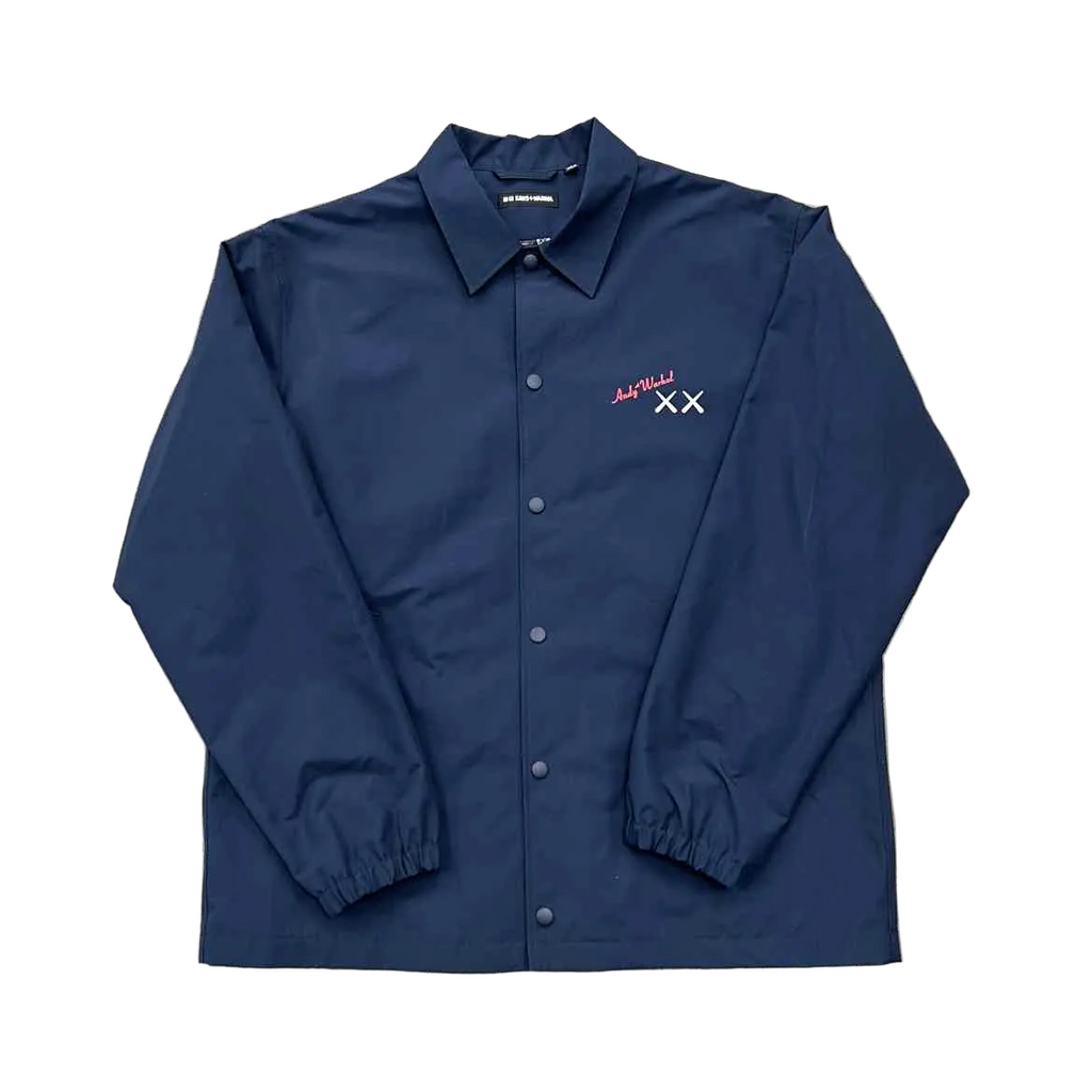 Uniqlo Coach Jacket "KAWS + WARHOL" Navy Used Size L