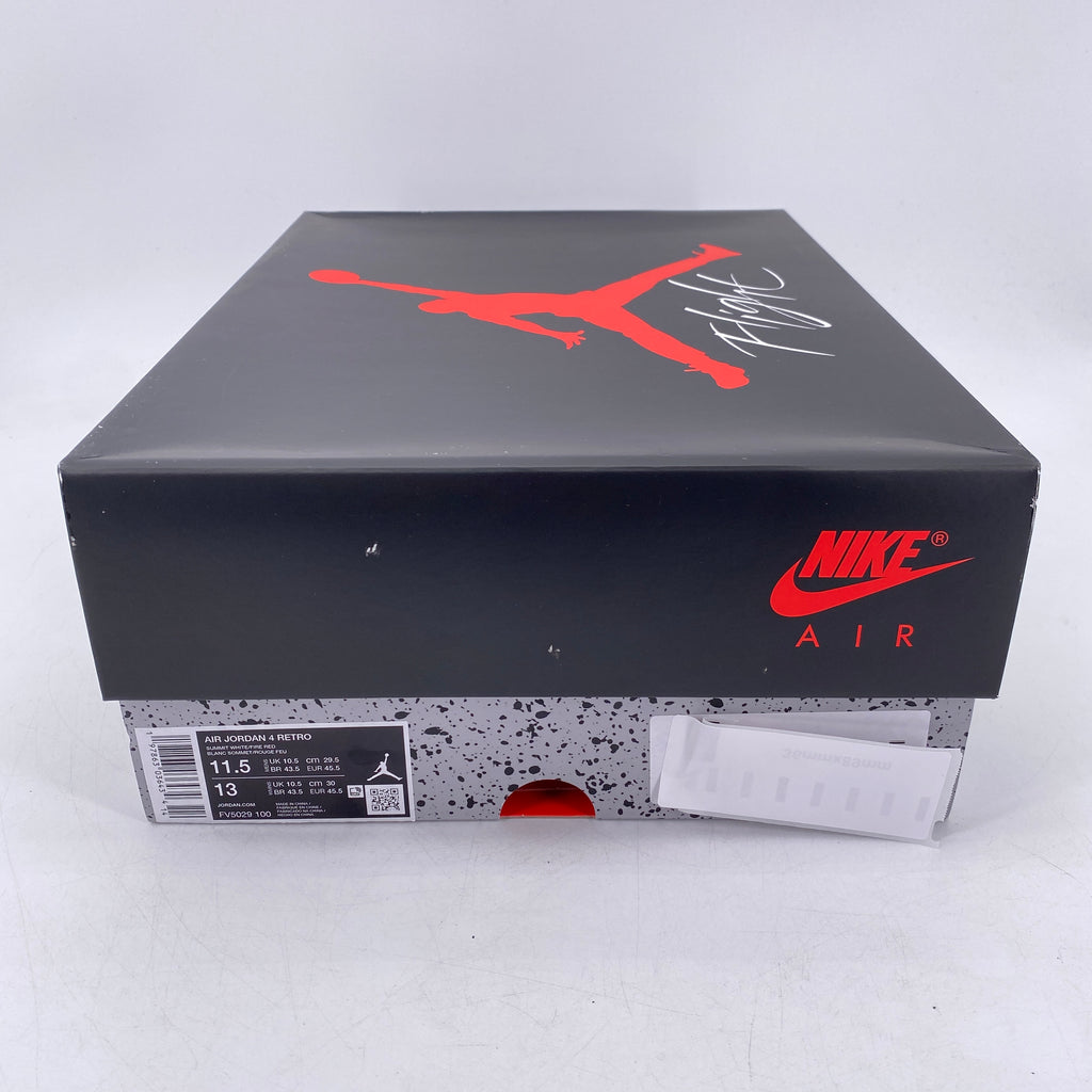 Air Jordan 4 Retro "White Cement" 2025 New Size 11.5