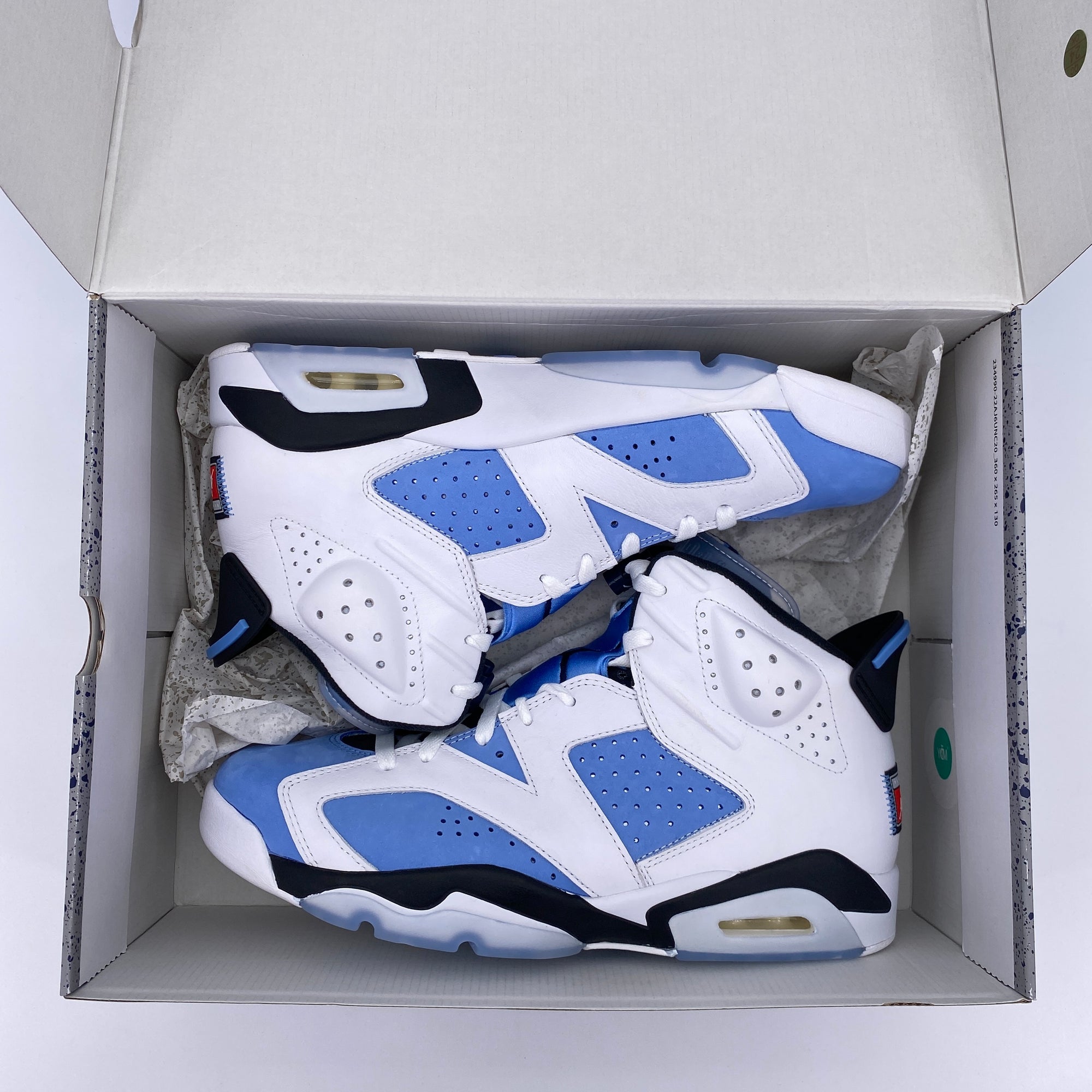 Air Jordan 6 Retro &quot;Unc&quot; 2022 New Size 11.5