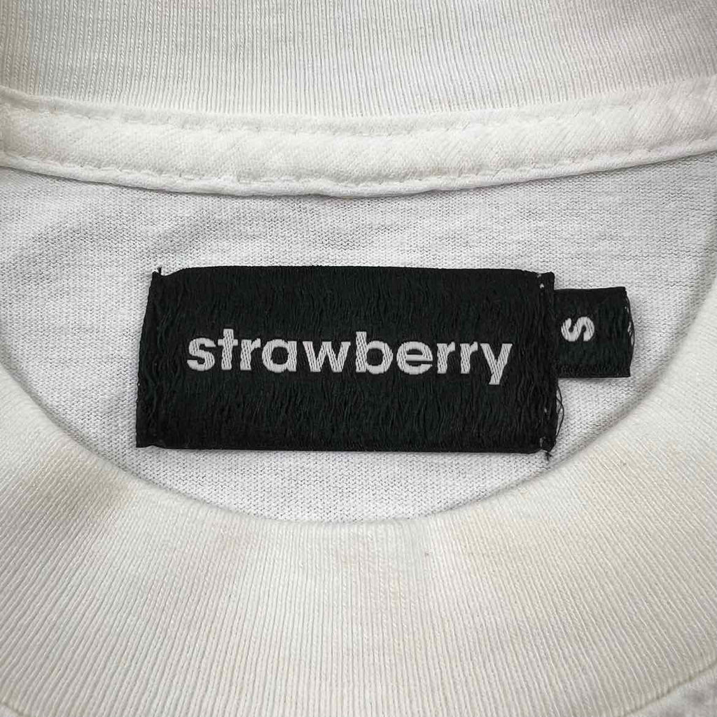 STRAWBERRY T-Shirt "COWBOY" Cream New Size S