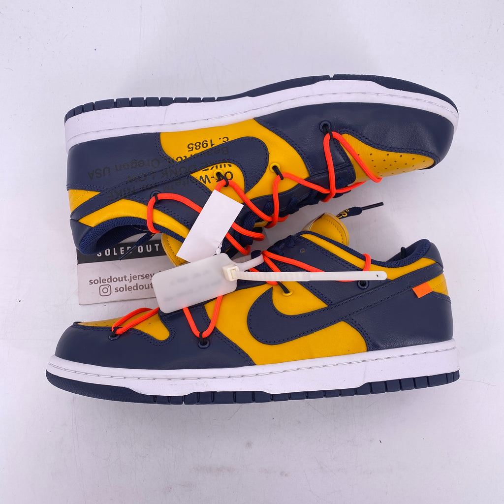Nike Dunk Low LTHR "Ow University Gold" 2019 New Size 12