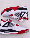 Air Jordan (GS) 4 Retro "Fire Red" 2020 New Size 4.5Y