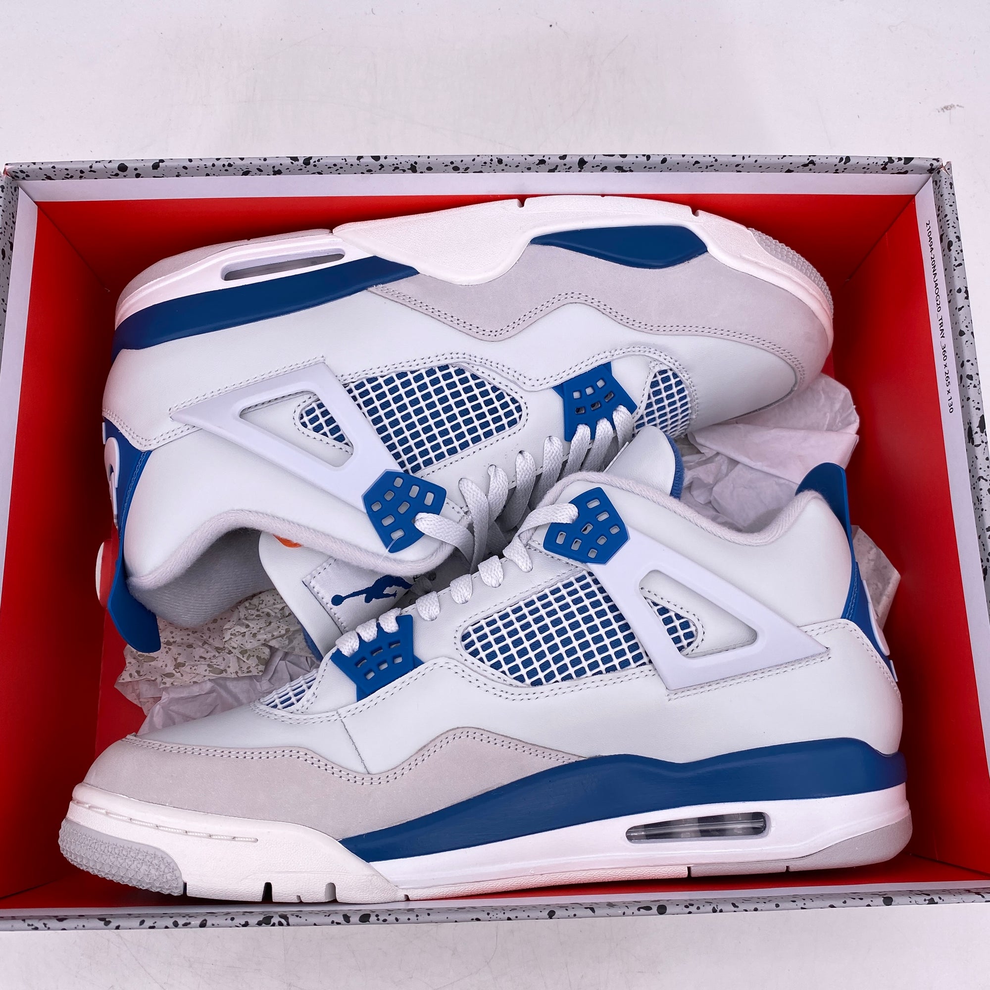 Air Jordan 4 Retro &quot;Military Blue&quot; 2024 New Size 12