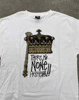 Stussy Long Sleeve "CROWN NONE HIGHER" White Used Size XL