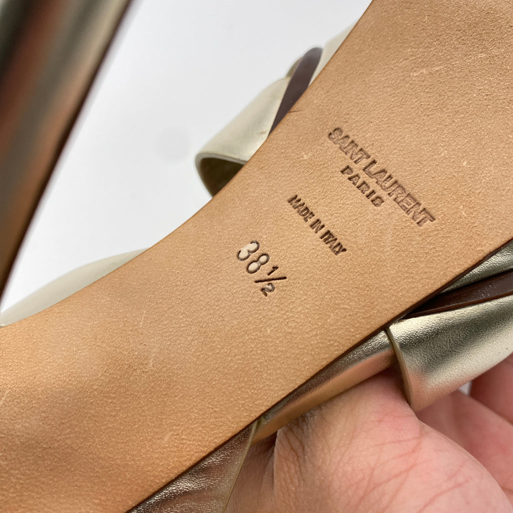 Saint Laurent Tribute "105 Ysl Heels"  New Size 38.5