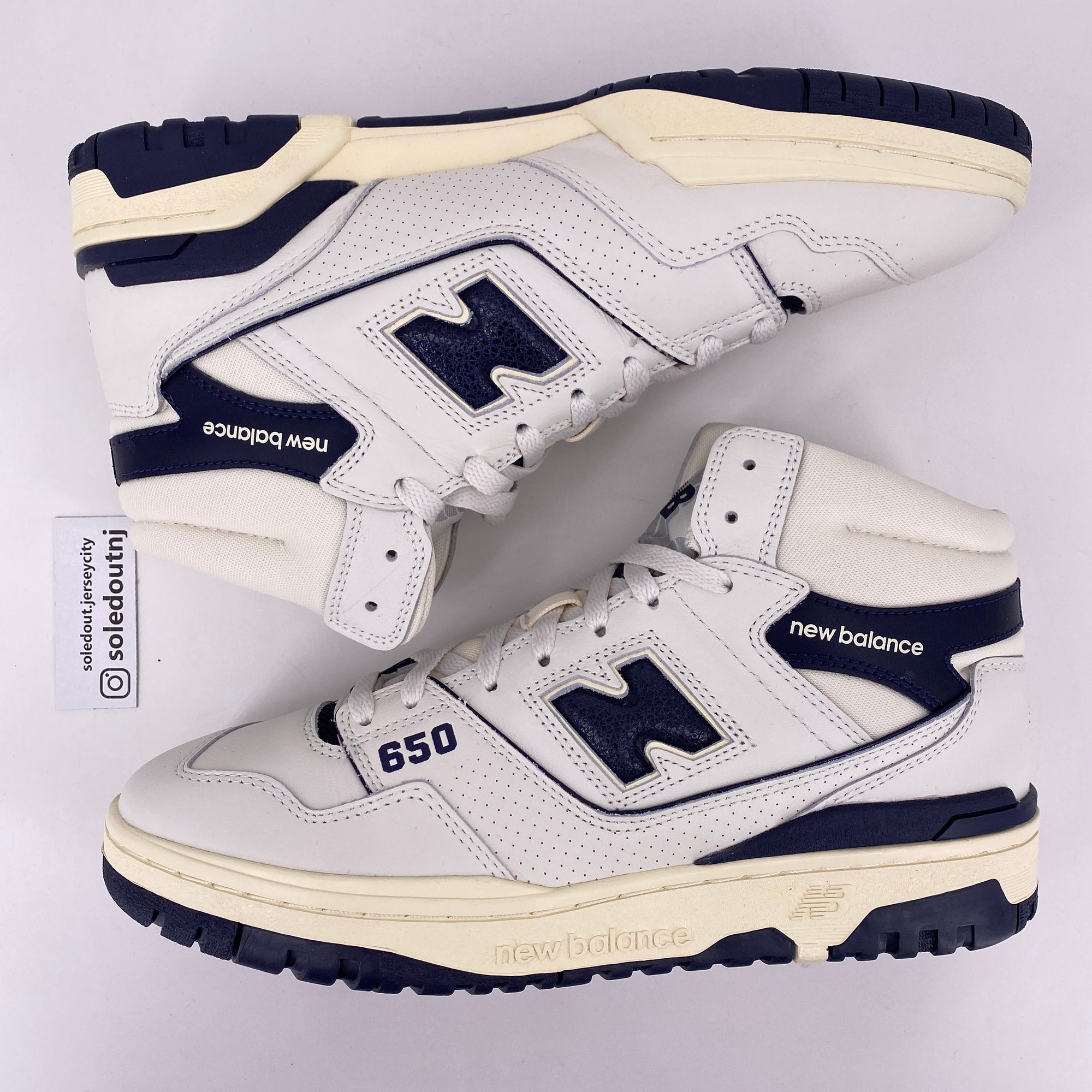 New Balance 650 / ALD &quot;White Navy&quot; 2021 New Size 11