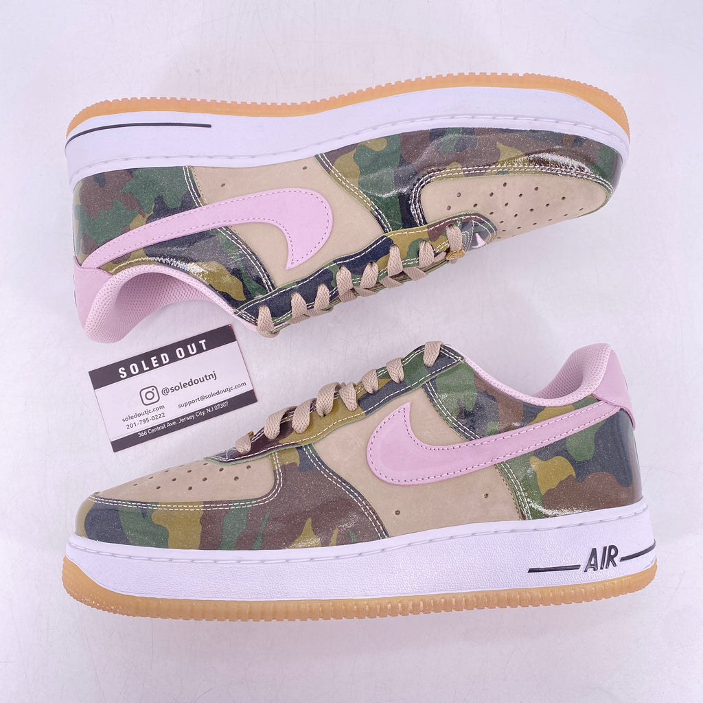 Nike Air Force 1 Low "Patent Camo Pink" 2025 New Size 10.5