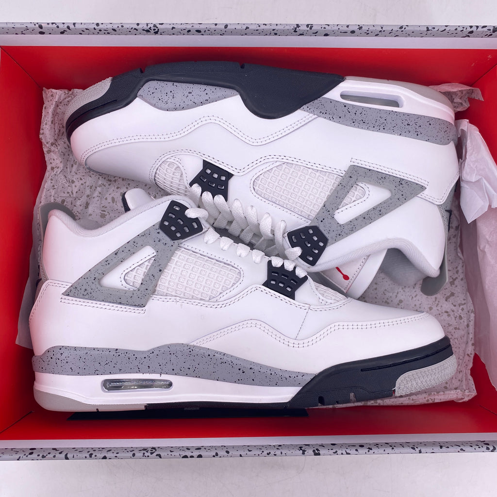 Air Jordan 4 Retro "White Cement" 2025 New Size 9.5