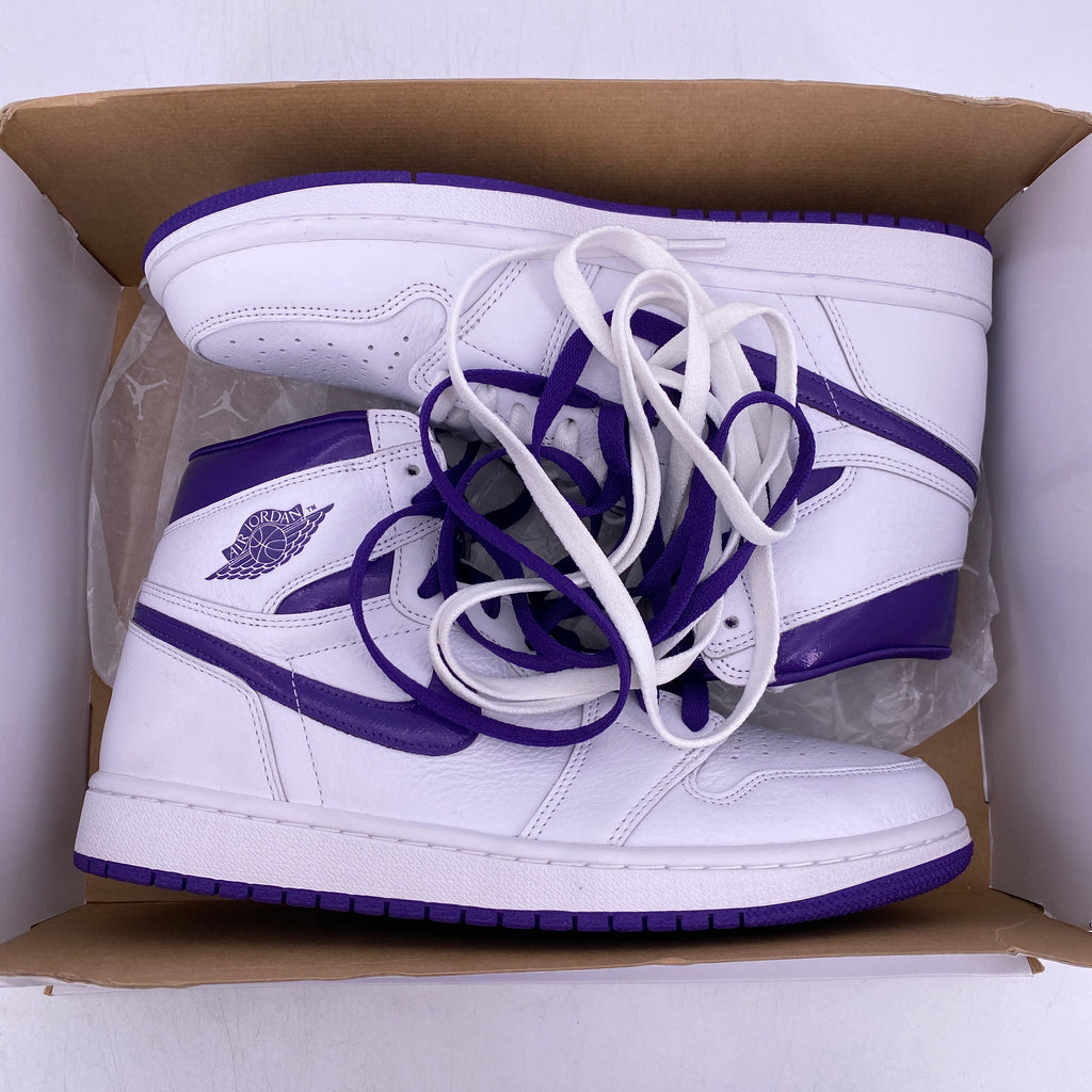 Air Jordan (W) 1 Retro High OG "Court Purple" 2021 New Size 10.5W