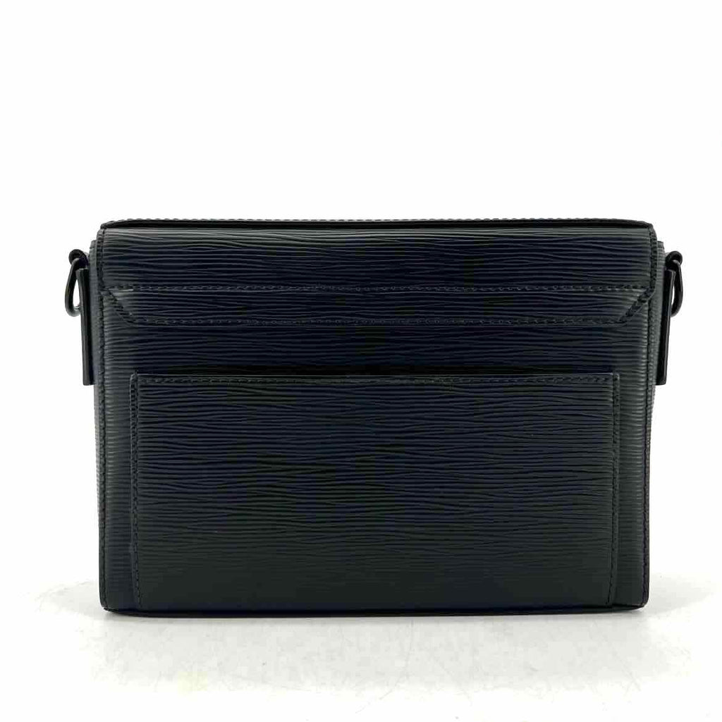 Louis Vuitton Messenger Bag "EPI LEATHER" Used Black Size OS