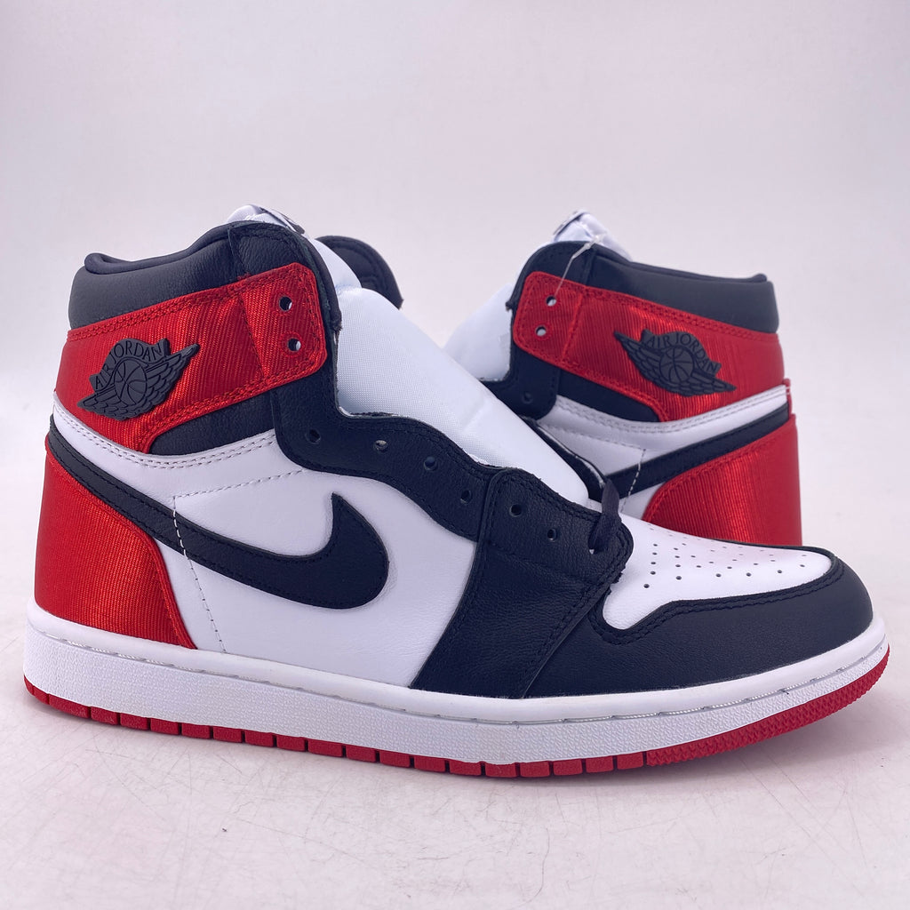 Air Jordan (W) 1 Retro High OG "Satin Black Toe" 2019 New Size 12W